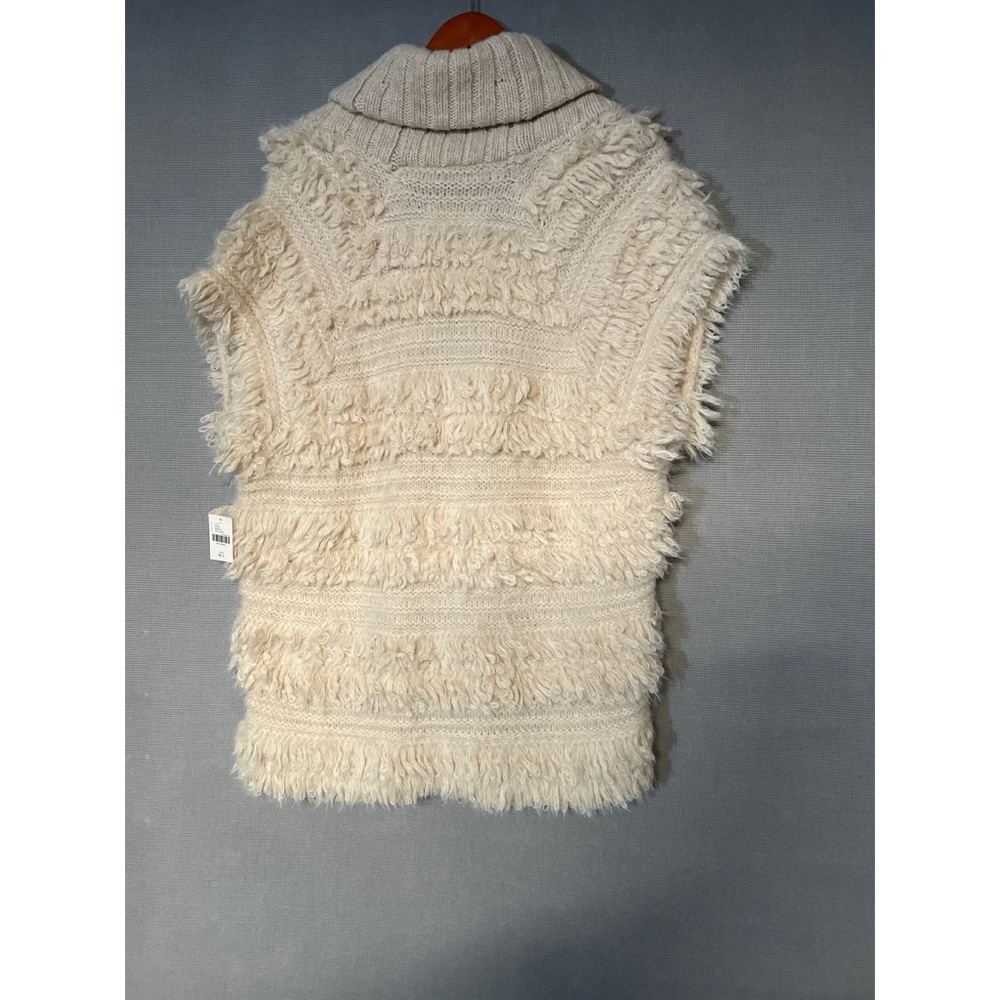 Anthropologie Cream Teddy Jacket nwt - Picture 4 of 4